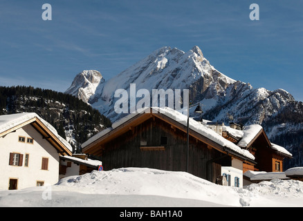 Plus haut sommet du mont Marmolada en italien Dolomiti Banque D'Images