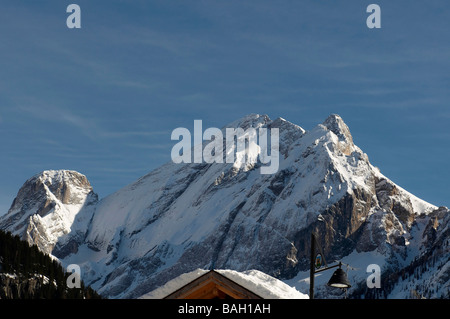 Plus haut sommet du mont Marmolada en italien Dolomiti Banque D'Images