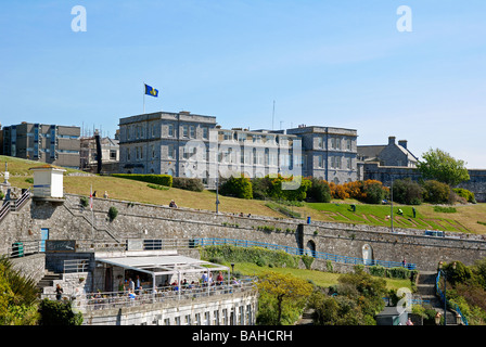 La citadelle royale donnant sur le front de mer à plymouth dans le Devon, UK Banque D'Images