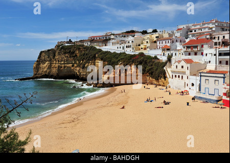 La plage de Carvoeiro, Algarve, Portugal Banque D'Images