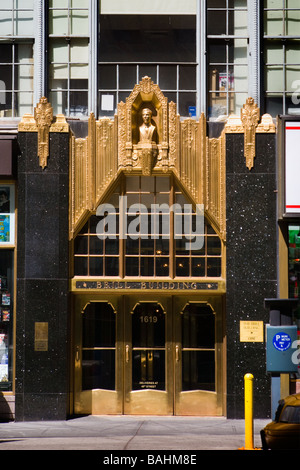 Brill Building accueil de compositeurs célèbres théâtres de Broadway New York City Banque D'Images