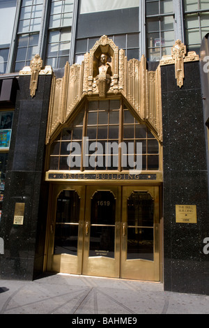 Brill Building industrielle de nombreux auteurs-compositeurs célèbre quartier des théâtres de Broadway à New York City Banque D'Images
