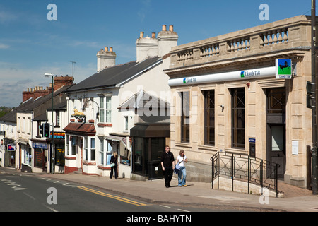 UK Gloucestershire Forêt de Dean Cinderford High Street Banque D'Images