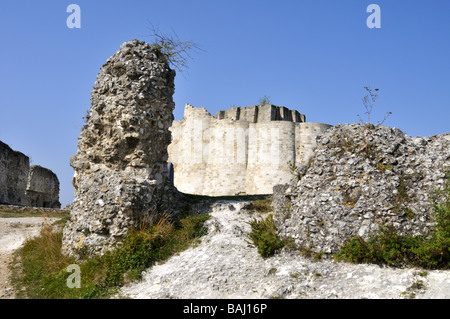 Château-Gaillard construite par Richard Coeur de Lion en 1198 Les Andelys France Banque D'Images