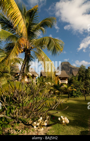 Sur l'île idyllique de la nature Le Paradis Hotel ile Maurice Afrique du Sud Banque D'Images