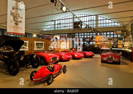 Musée Stanguellini des véhicules historiques Modène Italie Banque D'Images