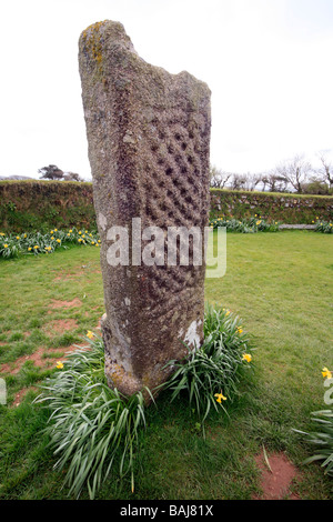 L'autre moitié à côté de pierre du Roi Doniert St Pierre Cornwall Cleer Angleterre Banque D'Images