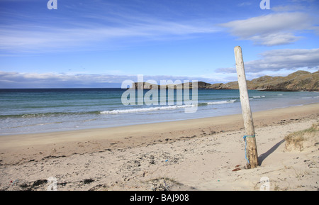 Belle plage, près de l'Oldshoremore Kinlochbervie, Sutherland, Scotland Banque D'Images