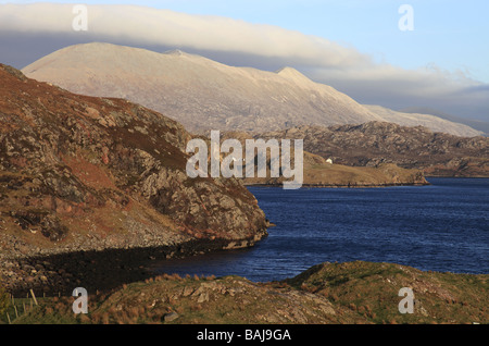 Loch Inchard, par Kinlochbervie, Sutherland, Scotland, North West Highland region Banque D'Images