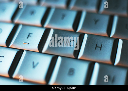 Bouton de panique sur le clavier d'un ordinateur Banque D'Images