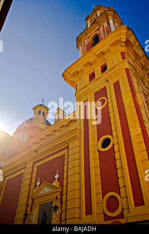 Iglesia de San Ildefonso (église) dans le quartier de Santa Cruz,ville de Séville (Séville), Province de Séville, Andalousie (Andalousie) Banque D'Images