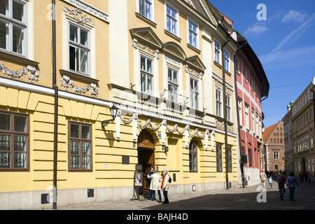 La rue Kanonicza à Cracovie Pologne Banque D'Images