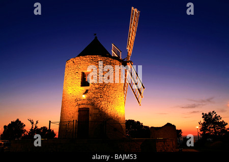 France, Bouches du Rhône, Allauch, moulin Banque D'Images