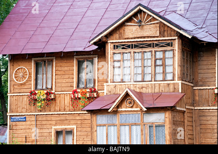 La Pologne, région des Carpates, Zakopane, au pied des Tatras Banque D'Images