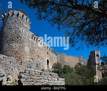 Le Castell de Santueri Felanitx, Majorque Espagne Banque D'Images