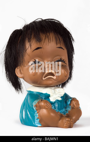 Petit pleurer plastique "baby doll" Banque D'Images