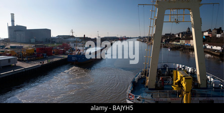 Les feuilles d'observation MV gt Yarmouth Banque D'Images