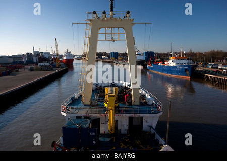 Les feuilles d'observation MV gt Yarmouth Banque D'Images