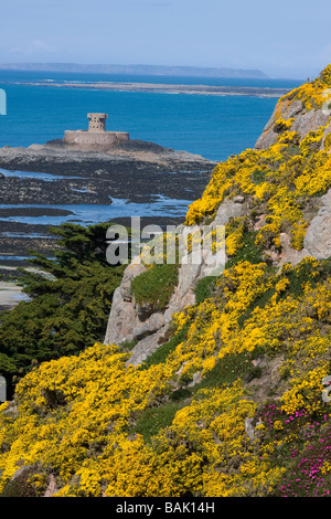 Rocco Lo Tour St Ouens bay Jersey Channel Islands Banque D'Images