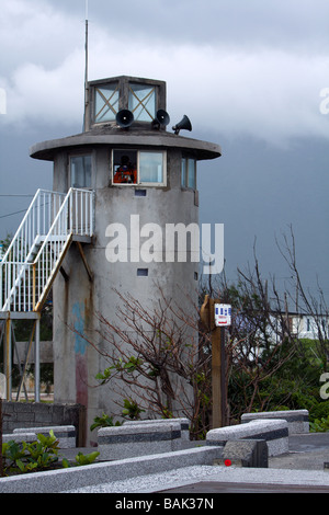 Tour d'observation de la Garde côtière canadienne, Chisingtan, Xincheng Township, comté de Hualien, Taiwan Banque D'Images
