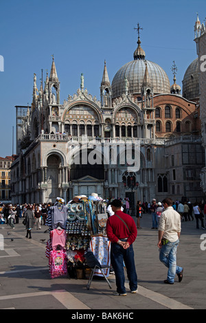 Piazetta 'Piazza San Marco' Venise Italie tourisme décrochage Banque D'Images