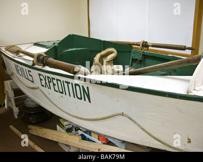 Expédition Nevills bateau, John Wesley Powell Memorial Museum, Page, Arizona. Banque D'Images