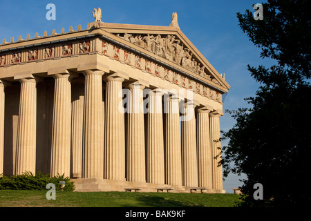 The Parthenon Replica at Centennial Park, Nashville, Tennessee, États-Unis Banque D'Images