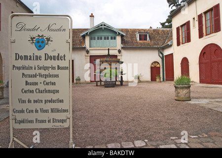 Domaine doudet naudin savigny-les-Beaune Côte de beaune bourgogne france Banque D'Images