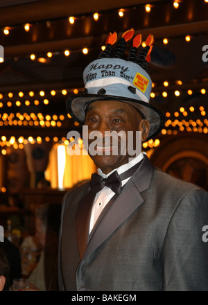 Frankie Manning, l'ambassadeur du Lindy Hop, danseur, professeur et chorégraphe 89e anniversaire Caribbean Cruise 2003. (26 mai 1914 - 27 avril 2009) Banque D'Images