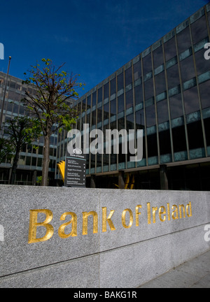 Le siège de la Bank of Ireland, Dublin Baggot St. Banque D'Images