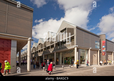 Le centre commercial d'Arc de Bury St Edmunds, Suffolk, UK, terminée en mars 2009 Banque D'Images