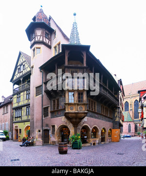 Maison pfister rue des marchands Colmar Alsace France Banque D'Images