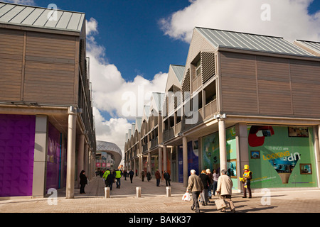 Le centre commercial d'Arc de Bury St Edmunds, Suffolk, UK, terminée en mars 2009 Banque D'Images