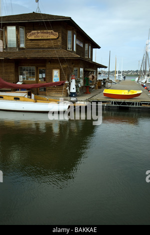 Le Centre pour les bateaux en bois sur Seattle's Lake Union. Banque D'Images