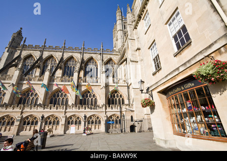 L'Abbaye de Bath Somerset England UK Banque D'Images