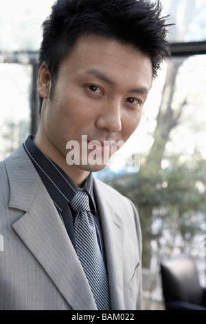 Confident Businessman Smiling Banque D'Images