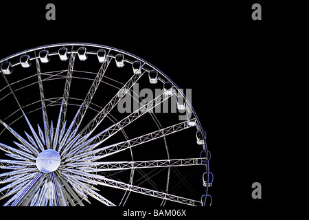 La grande roue de nuit Banque D'Images