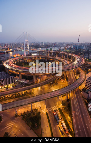 Pont Nanpu shanghai Banque D'Images