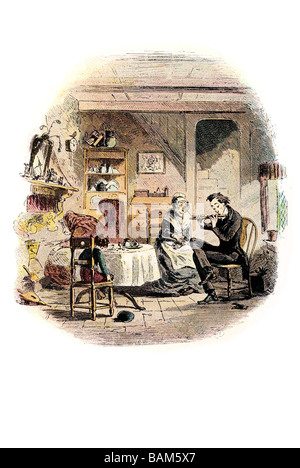 Mon petit-déjeuner musical David Copperfield ou l'histoire personnelle, d'aventure, d'expérience et d'observation de Charles Dickens Banque D'Images