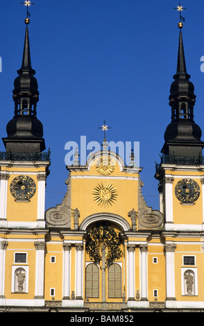 Pologne, Région Warmian-Masurian, Swieta Lipka, Jésuite bâtiment conventuel avec style baroque de la fin du 18ème siècle Banque D'Images