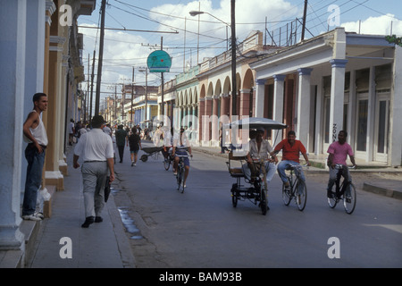 Rues de Cuba Ciego de Avila, Cuba Banque D'Images