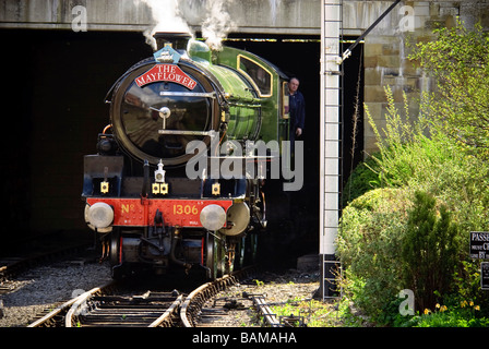 LLangollen Steam et Stars Gala 2009. Le Mayflower moteur B1 4-6-0 No1306 du champ de bataille de fer. Construit en 1948 Banque D'Images