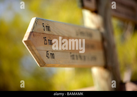 France, Bouches du Rhône, Allauch, la randonnée dans les collines d'Allauch Banque D'Images