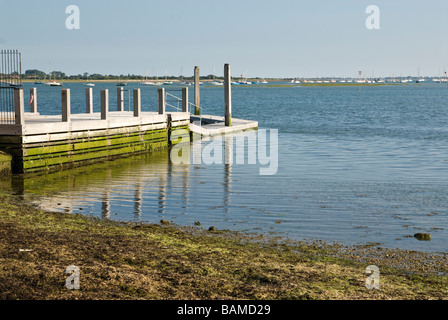 Jetée de Emsworth Harbour Banque D'Images