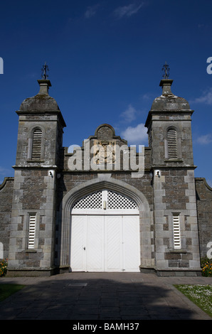 L'clotworthy art centre une ancienne auberge et des écuries pour Château d'Antrim en Irlande du Nord Banque D'Images