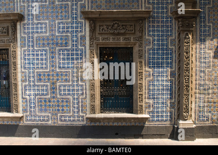 Casa de los Azulejos (la chambre de commerce) dans le centro histórico (centre historique) à Mexico City, Mexique Banque D'Images