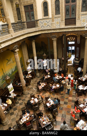 Sanborn's restaurant à la casa de los Azulejos (la chambre de commerce) Mexico (Mexique). Banque D'Images
