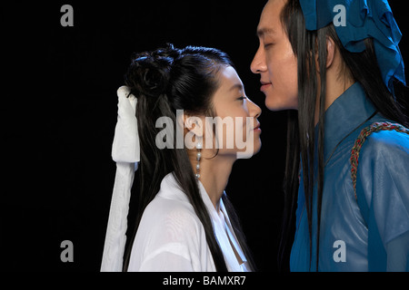 Conte chinois caractères romance - Niu Lang Zhi Nu Banque D'Images