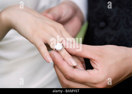 L'anneau de mariage Banque D'Images