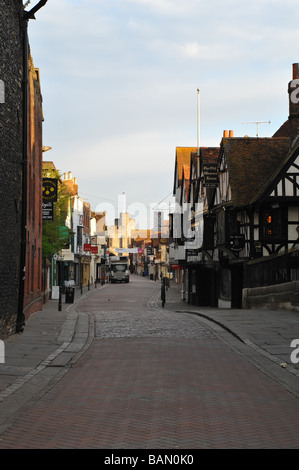 Saint Peters Street Canterbury Banque D'Images